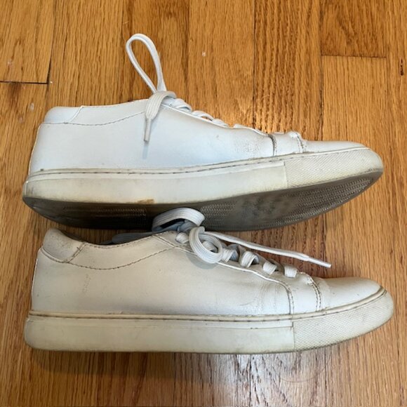 Kenneth Cole White leather Kam sneaker Size 6 - Picture 4 of 8